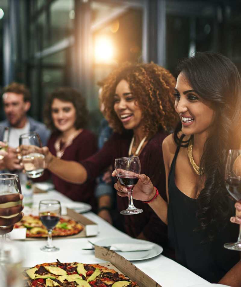 Residents dining near Palmera in Doral, Florida